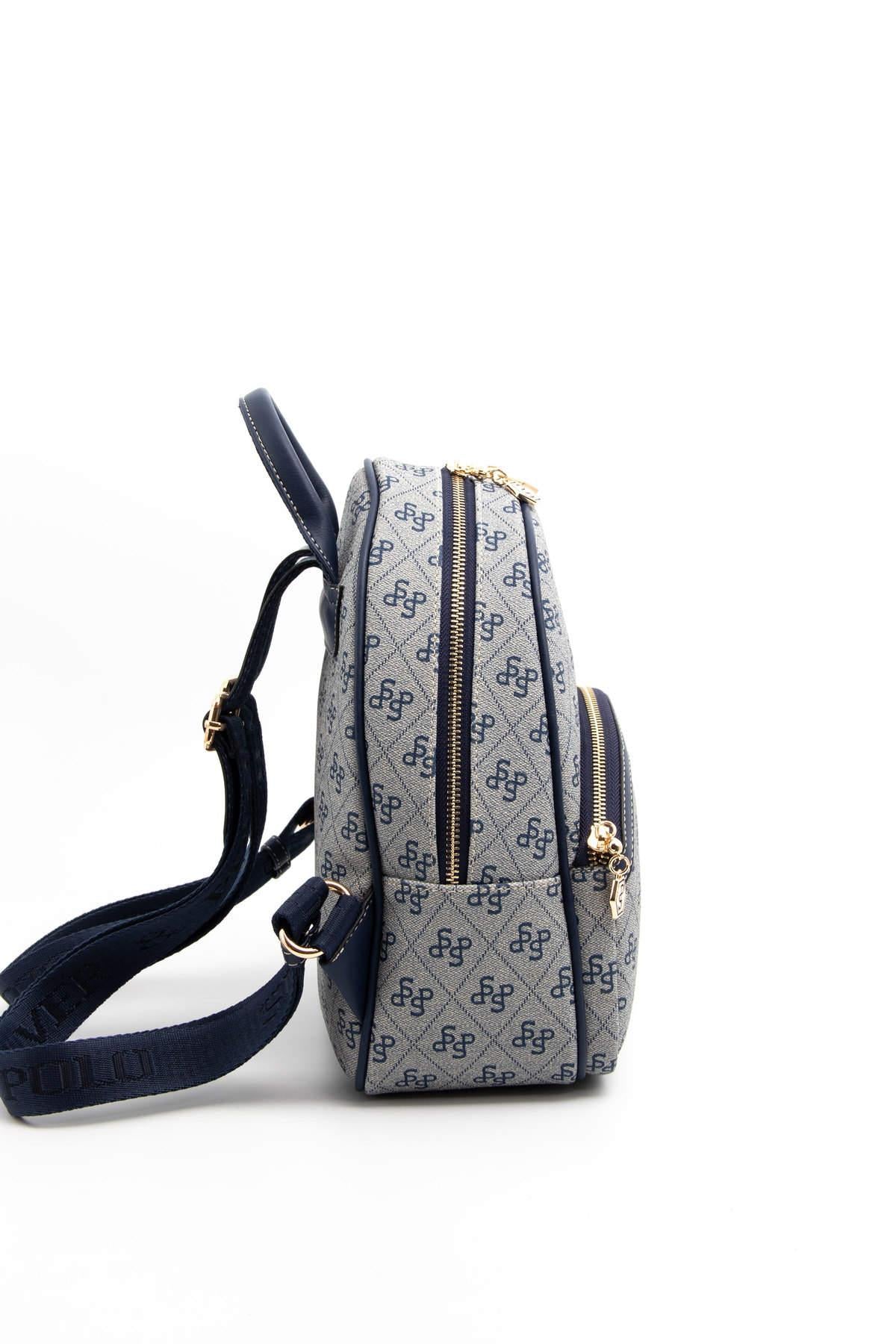 Silver & Polo Gri - Laci SP945 Kadın Sırt Çantası