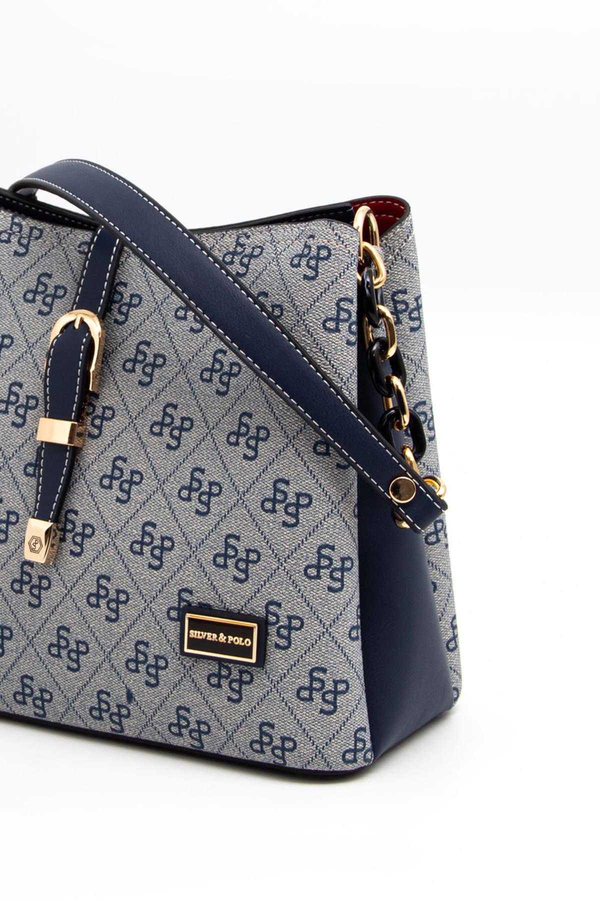 Silver & Polo Gri - Laci SP974 Kadın Omuz Çantası