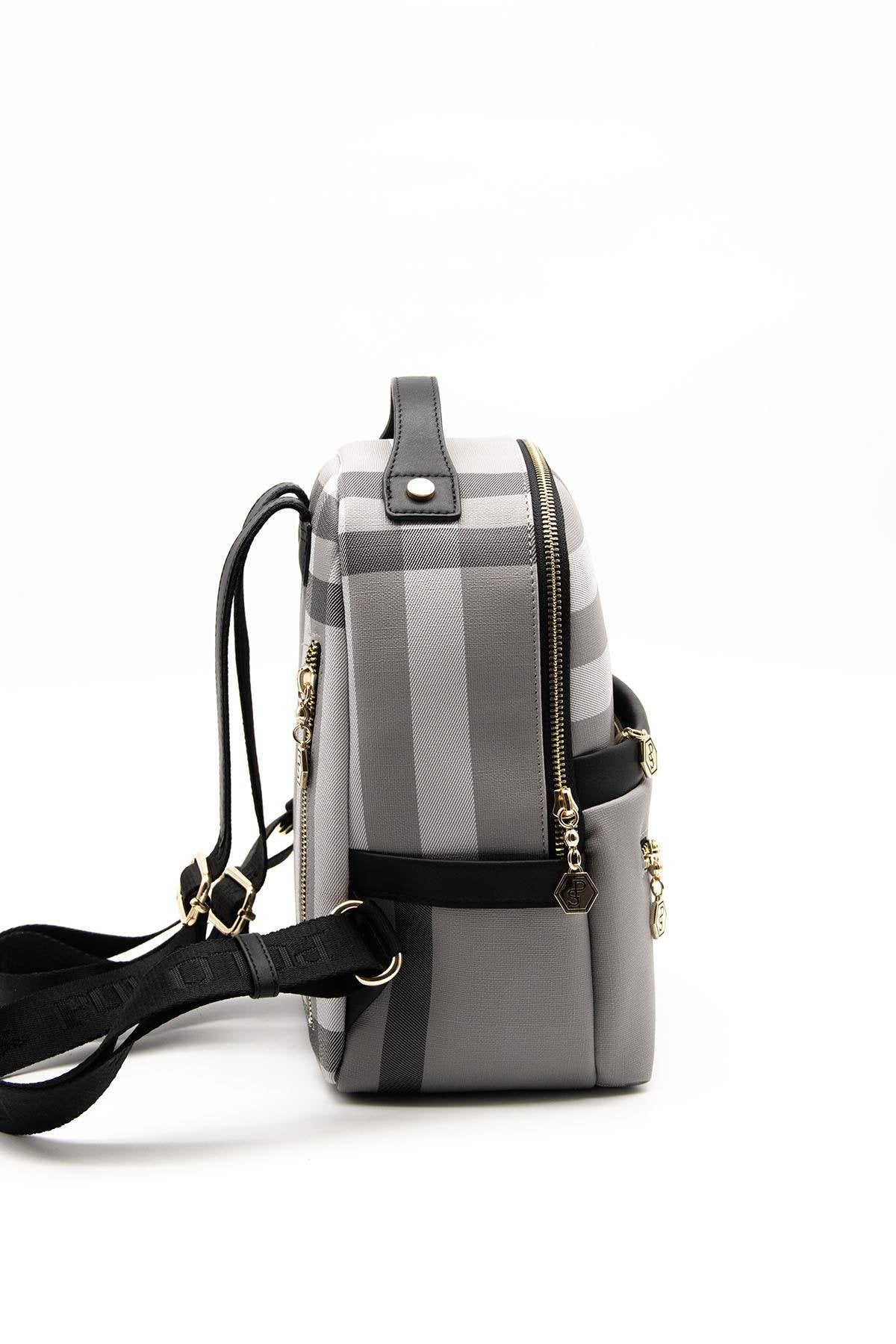 Silver & Polo Gri - Siyah SP1061 Kadın Sırt Çantası