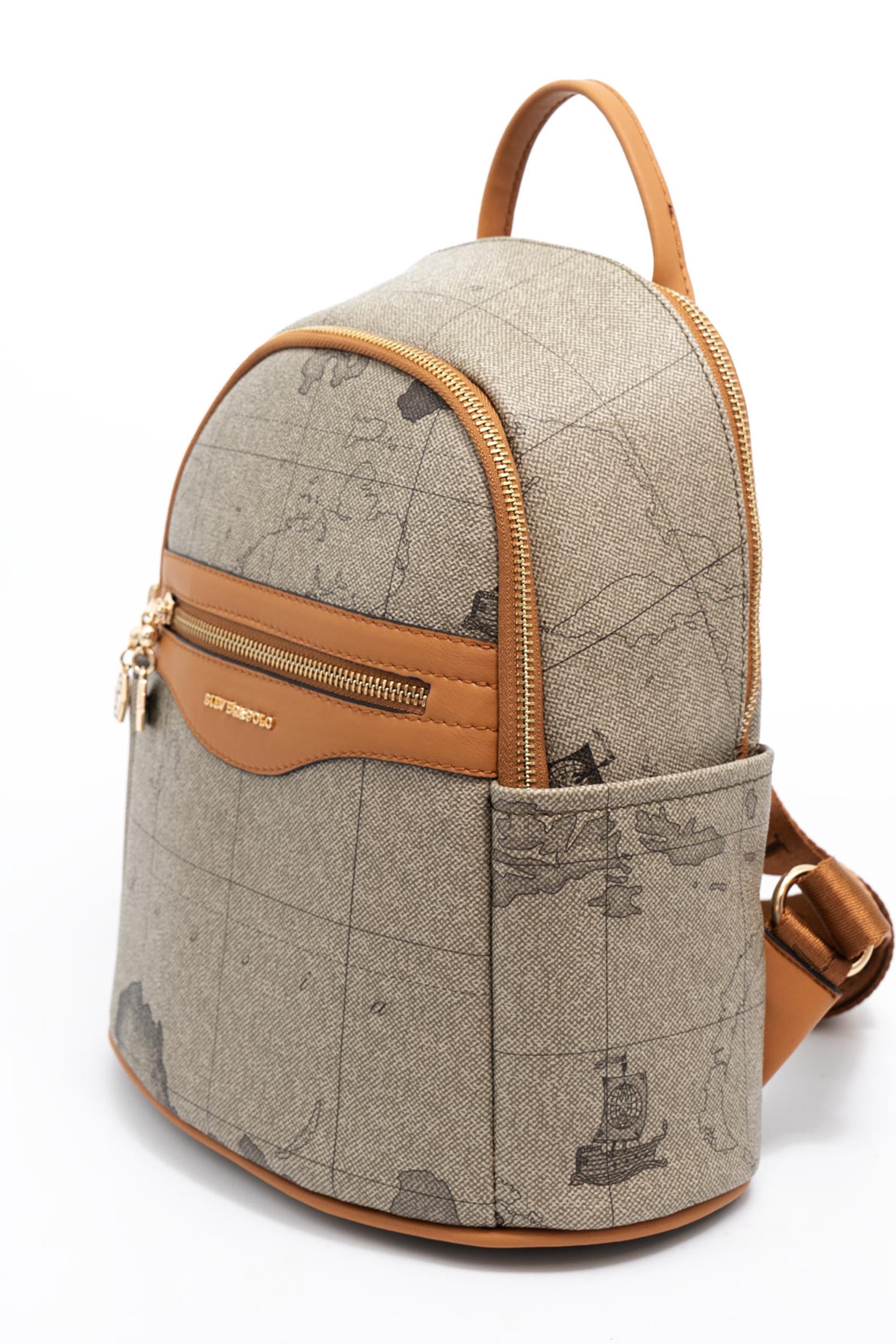 Silver & Polo Haki - A.Taba SP1161 Kadın Sırt Çantası