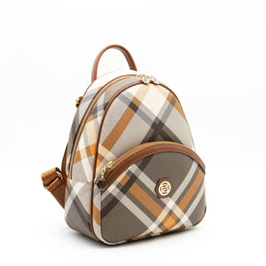 Silver & Polo Haki - Taba SP945 Kadın Sırt Çantası