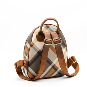 Silver & Polo Haki - Taba SP945 Kadın Sırt Çantası