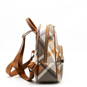 Silver & Polo Haki - Taba SP945 Kadın Sırt Çantası