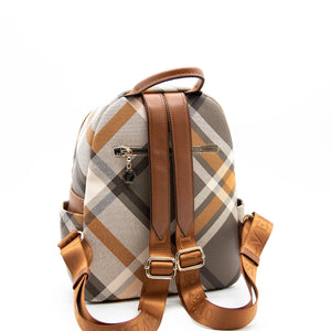 Silver & Polo Haki - Taba SP906 Kadın Sırt Çantası