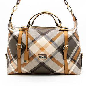 Silver & Polo Haki - Camel SP1064 Kadın Seyahat Çantası