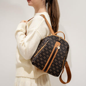 Silver & Polo Kahve Sarı - A.Taba SP1123 Kadın Sırt Çantası