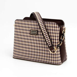 Silver & Polo Kahve Sarı - Kahve SP937 Kadın Omuz Çantası