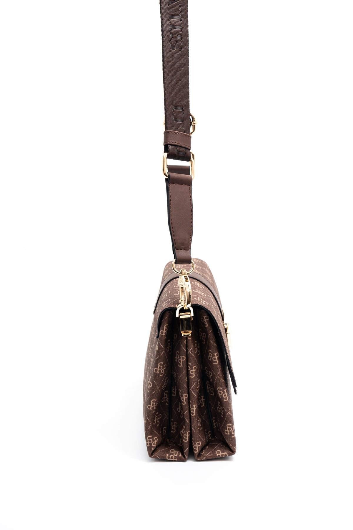 Silver & Polo Kahve SP1009 Kadın Çapraz Çanta