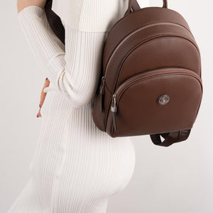 Silver & Polo Kahve SP1062 Kadın Sırt Çantası