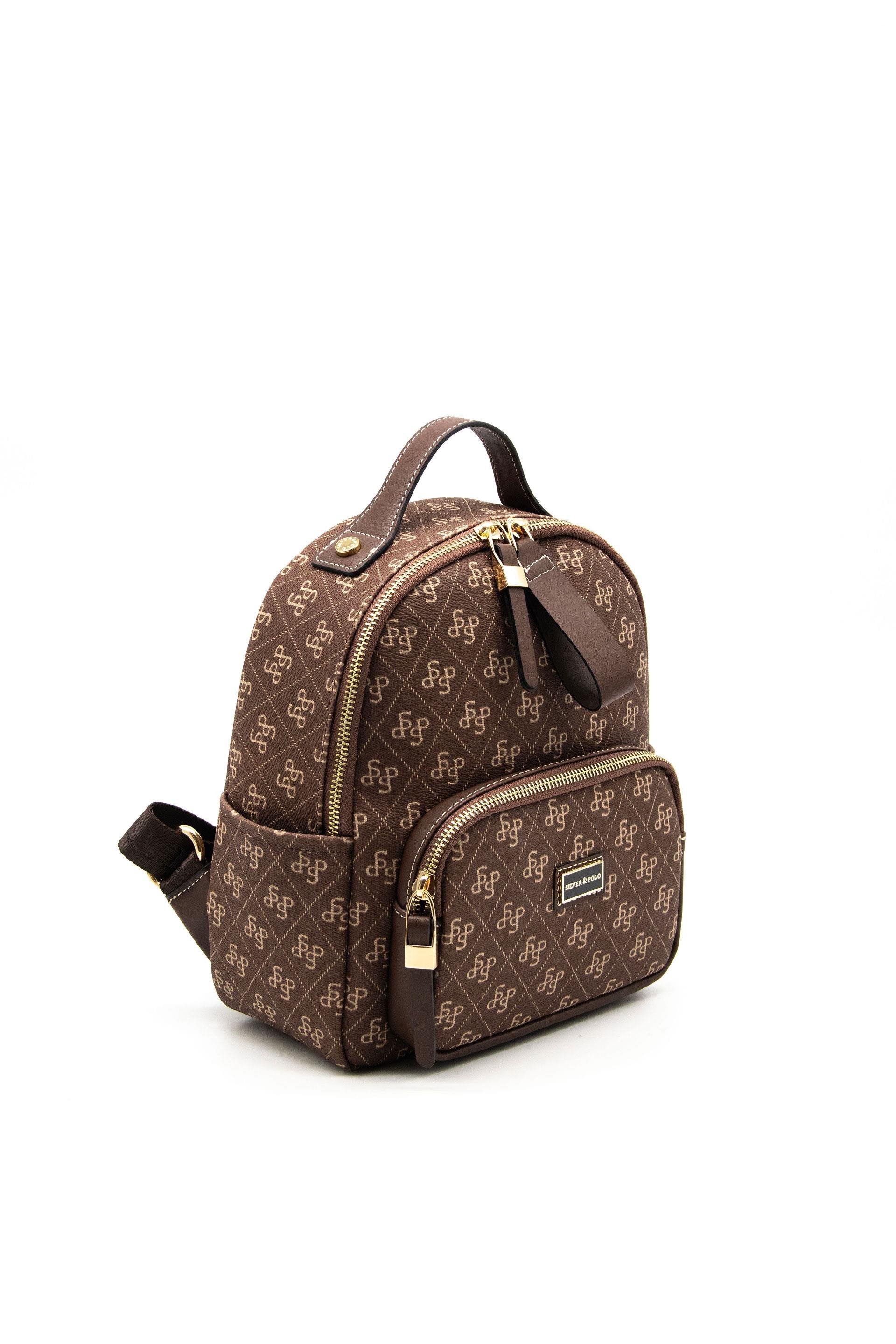 Silver & Polo Kahve SP1130 Kadın Sırt Çantası