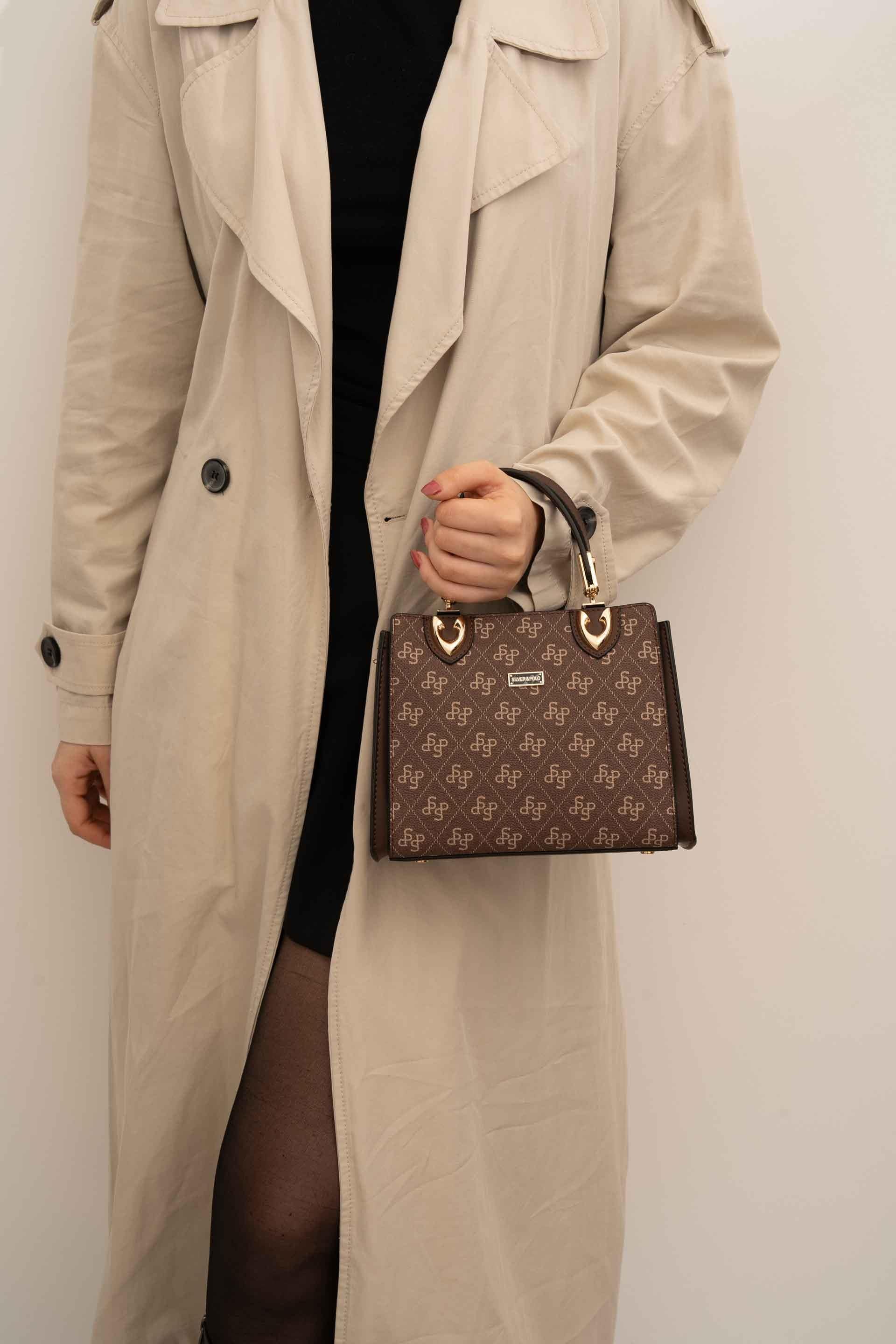 Silver & Polo Kahve SP1133 Kadın El Çantası