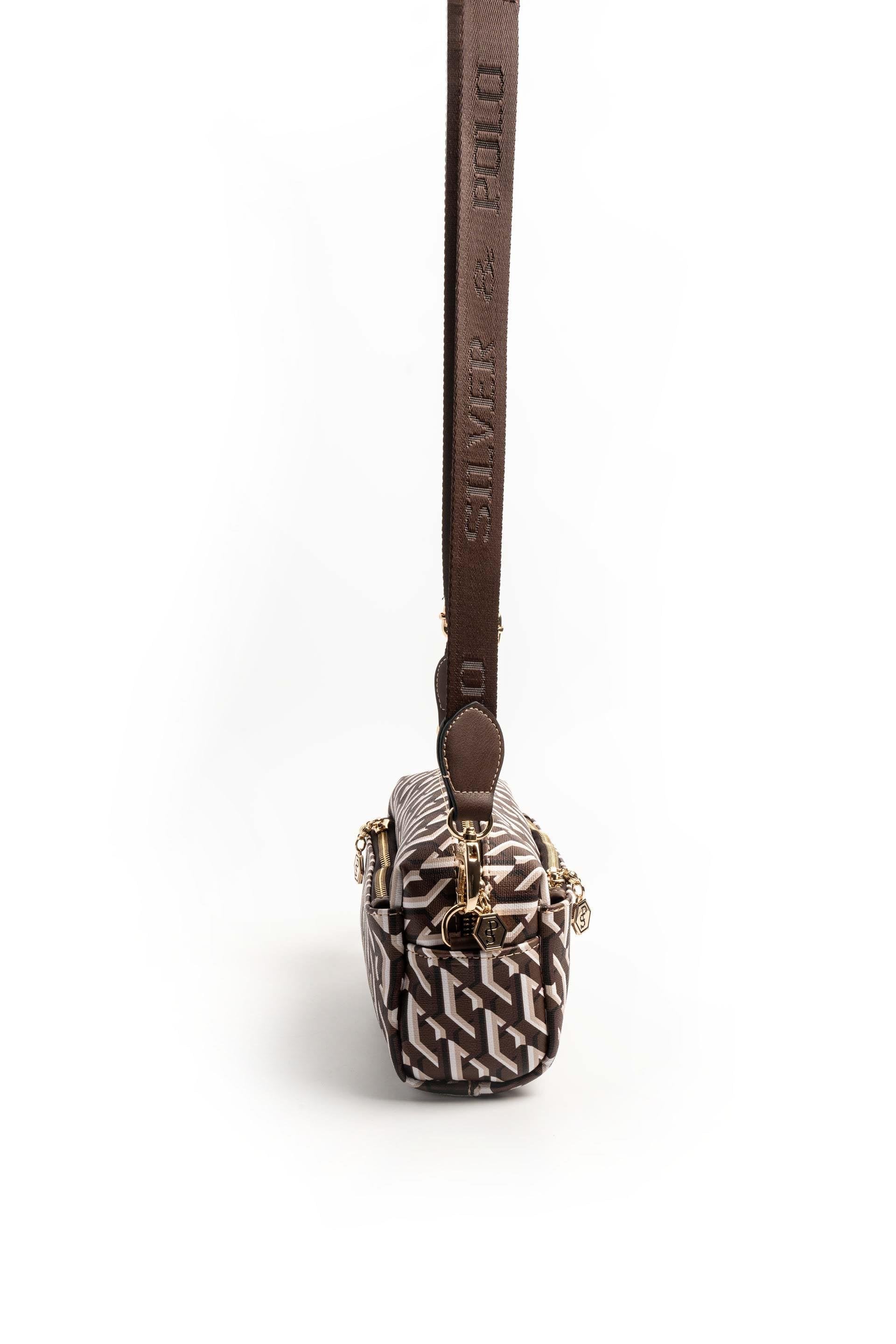 Silver & Polo Kahve SP1142 Kadın Çapraz Çanta