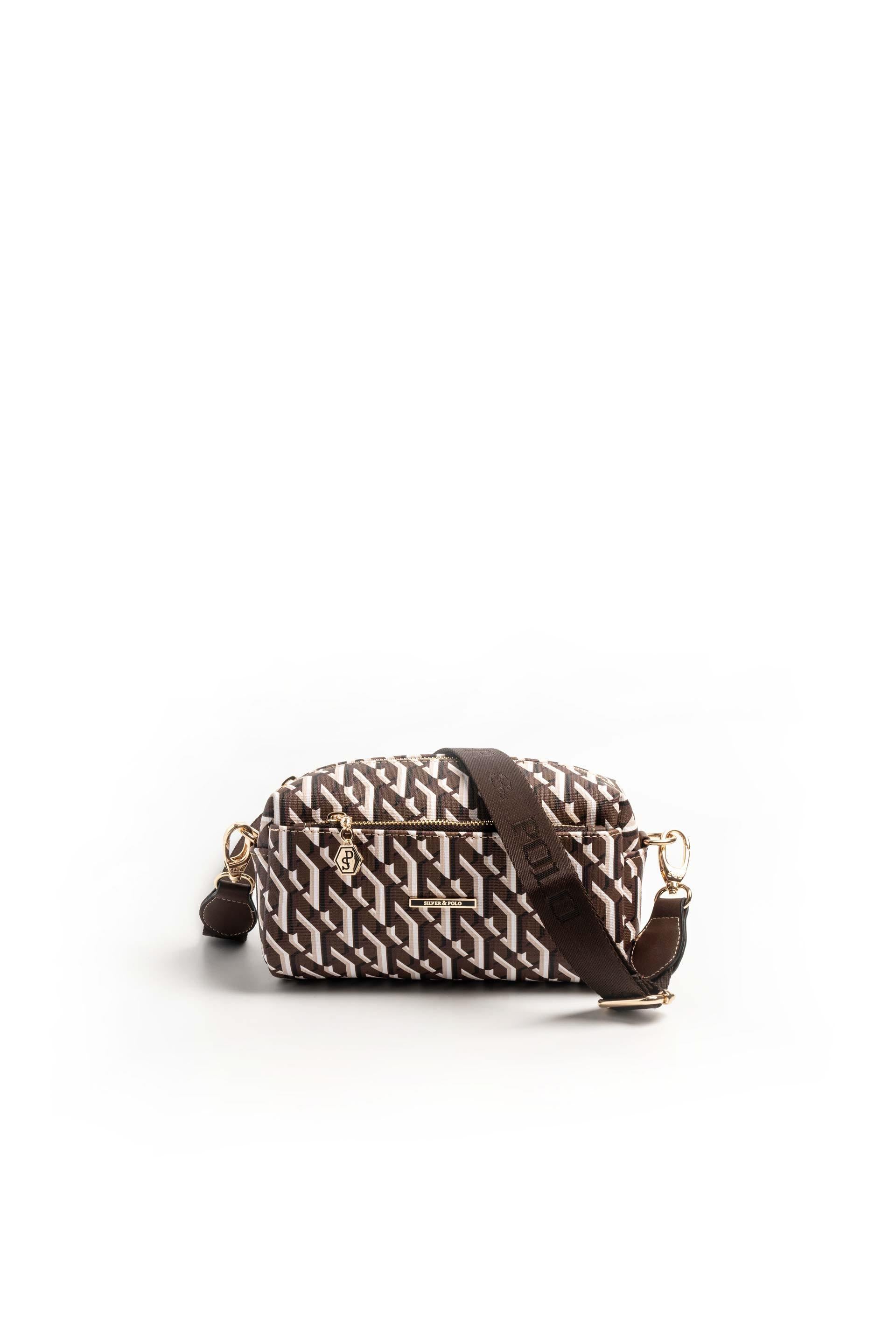 Silver & Polo Kahve SP1142 Kadın Çapraz Çanta