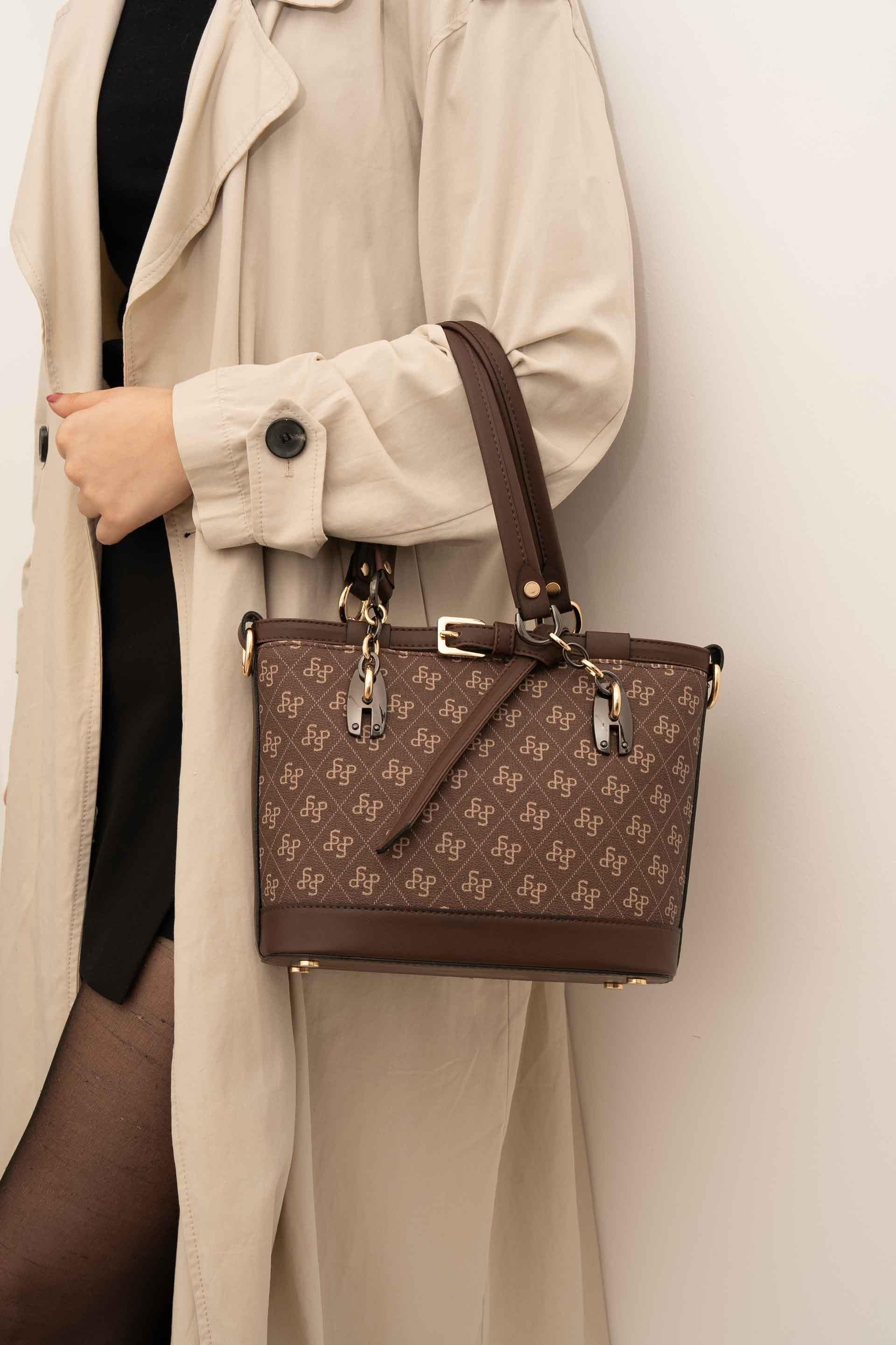 Silver & Polo Kahve SP1155 Kadın El Çantası