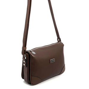 Silver & Polo Kahve SP784 Kadın Çapraz Çanta