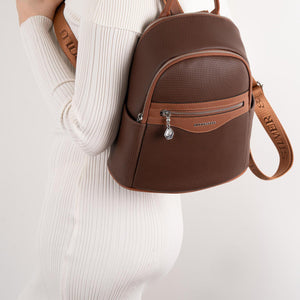 Silver & Polo Kahve - Taba SP1161 Kadın Sırt Çantası