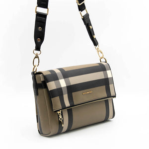 Silver & Polo Kahve - Siyah SP963 Kadın Çapraz Çanta