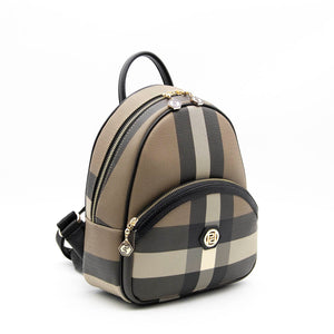 Silver & Polo Kahve - Siyah SP945 Kadın Sırt Çantası