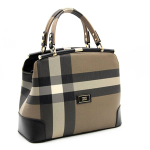 Silver & Polo Kahve - Siyah SP706 Kadın El Çantası