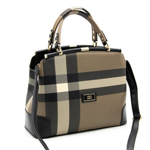 Silver & Polo Kahve - Siyah SP706 Kadın El Çantası