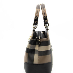 Silver & Polo Kahve - Siyah SP706 Kadın El Çantası