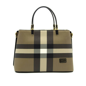 Silver & Polo Kahve - Siyah SP924 Kadın El Çantası