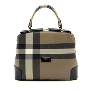 Silver & Polo Kahve - Siyah SP706 Kadın El Çantası