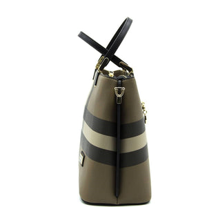 Silver & Polo Kahve - Siyah SP924 Kadın El Çantası