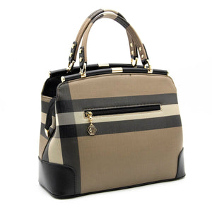 Silver & Polo Kahve - Siyah SP706 Kadın El Çantası