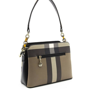 Silver & Polo Kahve - Siyah SP937 Kadın Omuz Çantası