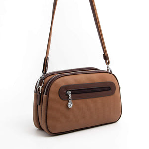 Silver & Polo Karamel - Kahve SP745 Kadın Çapraz Çanta