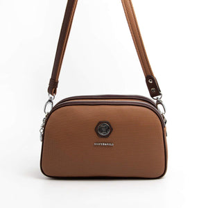 Silver & Polo Karamel - Kahve SP745 Kadın Çapraz Çanta