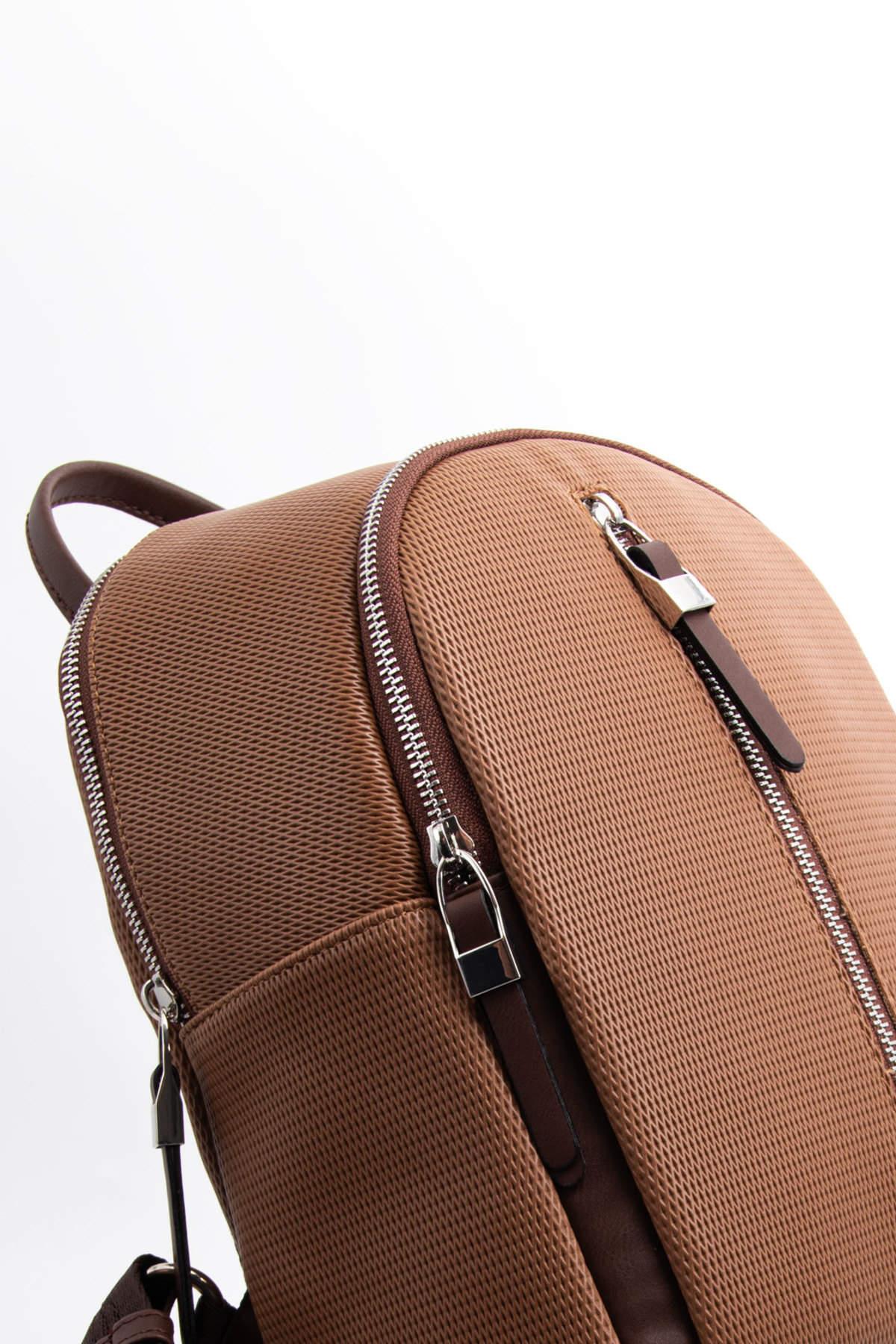 Silver & Polo Karamel - Kahve SP901 Kadın Sırt Çantası