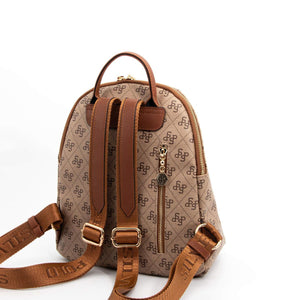 Silver & Polo Koyu Bej  - Taba SP1123 Kadın Sırt Çantası