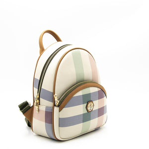 Silver & Polo Krem - A.Taba SP945 Kadın Sırt Çantası