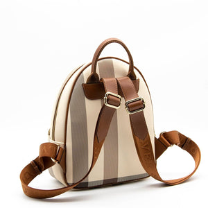 Silver & Polo Krem - Taba SP945 Kadın Sırt Çantası