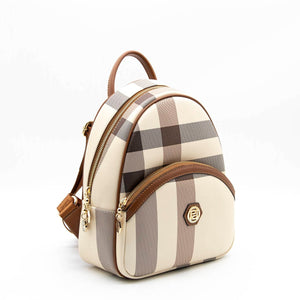 Silver & Polo Krem - Taba SP945 Kadın Sırt Çantası