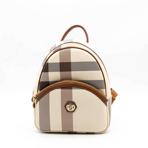 Silver & Polo Krem - Taba SP945 Kadın Sırt Çantası