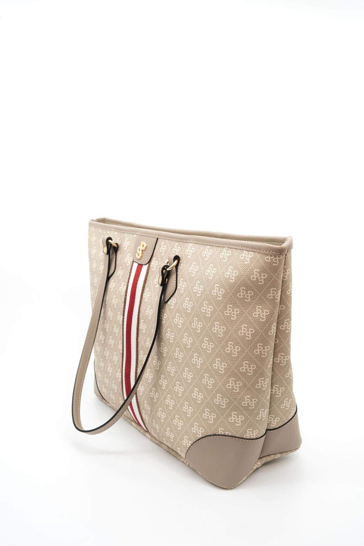 Silver & Polo Kum - A.Vizon SP1169 Kadın Omuz Shopper Çanta