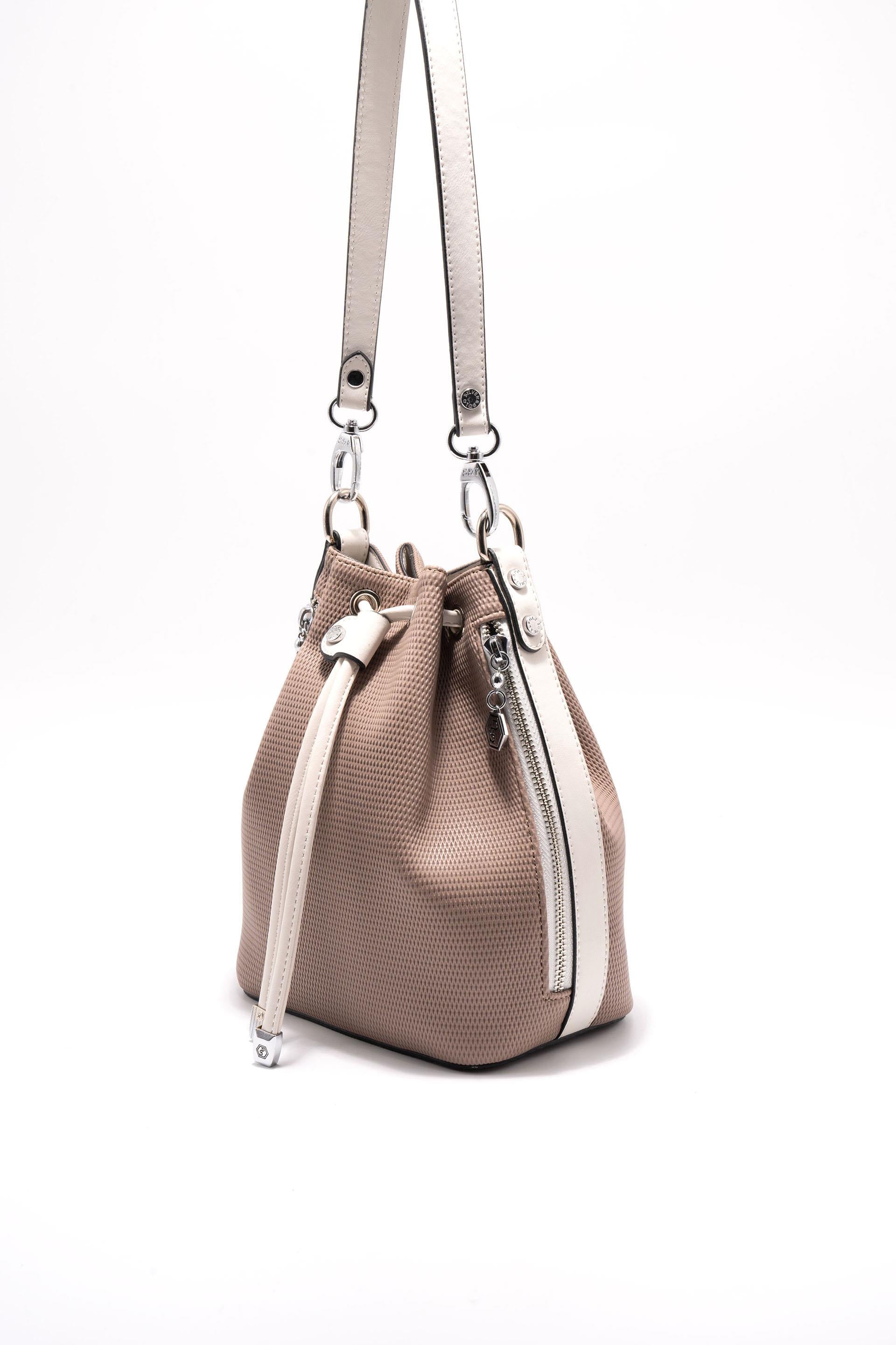 Silver & Polo Kum - Kemik SP1137 Kadın Omuz Çantası