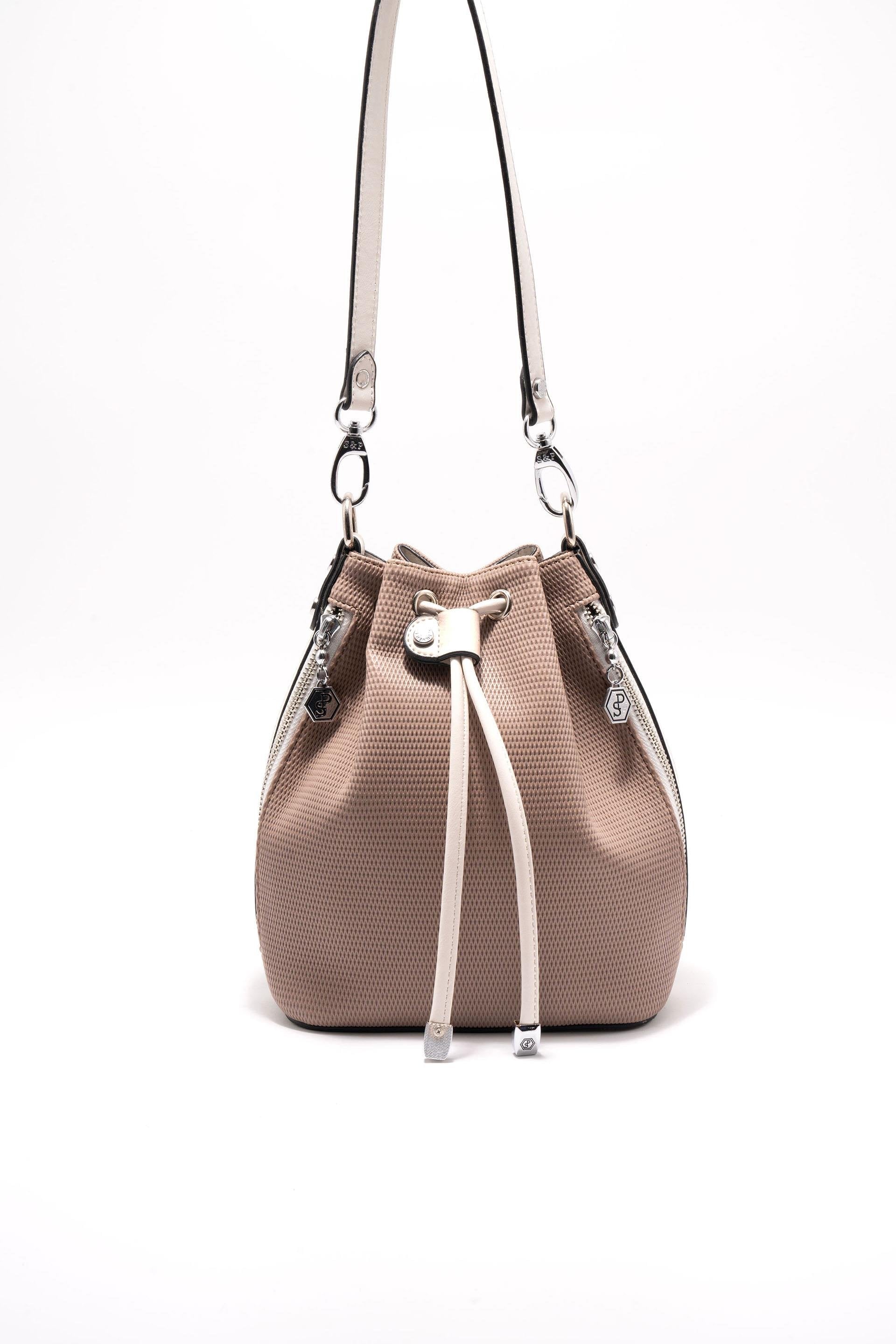 Silver & Polo Kum - Kemik SP1137 Kadın Omuz Çantası