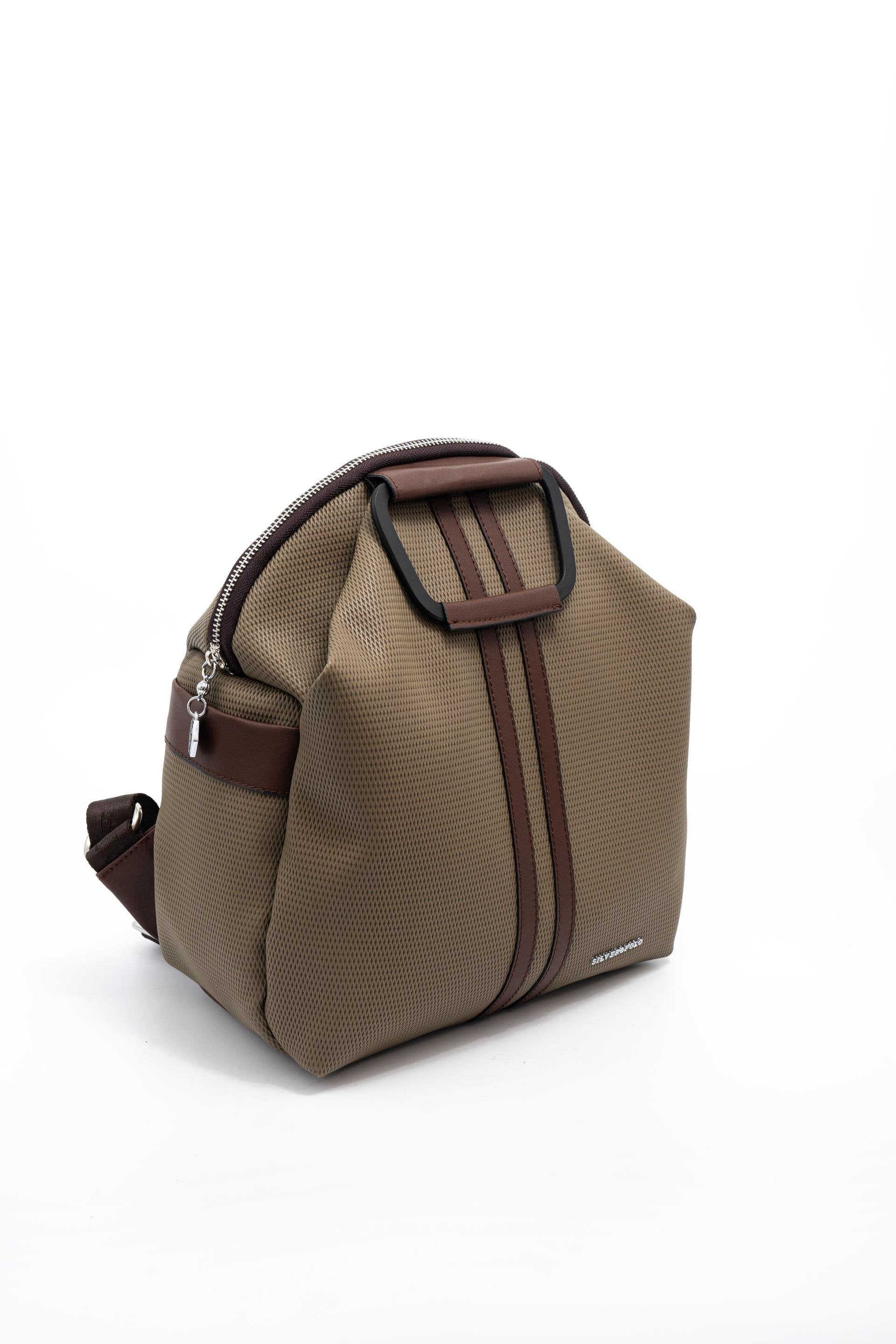 Silver & Polo L.Haki - Kahve SP771 Kadın Sırt Çantası