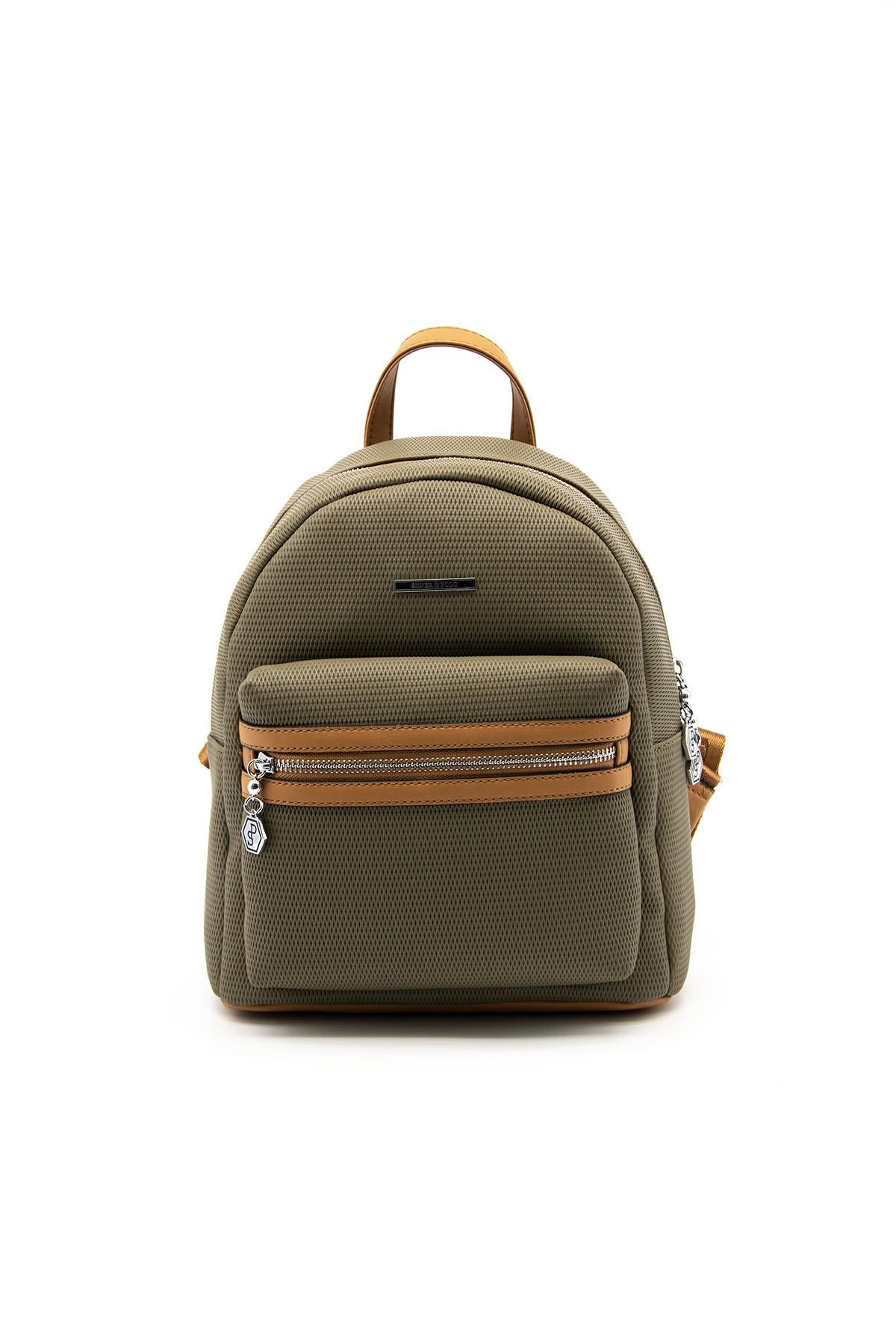 Silver & Polo L.Haki - A.Taba SP1146 Kadın Sırt Çantası