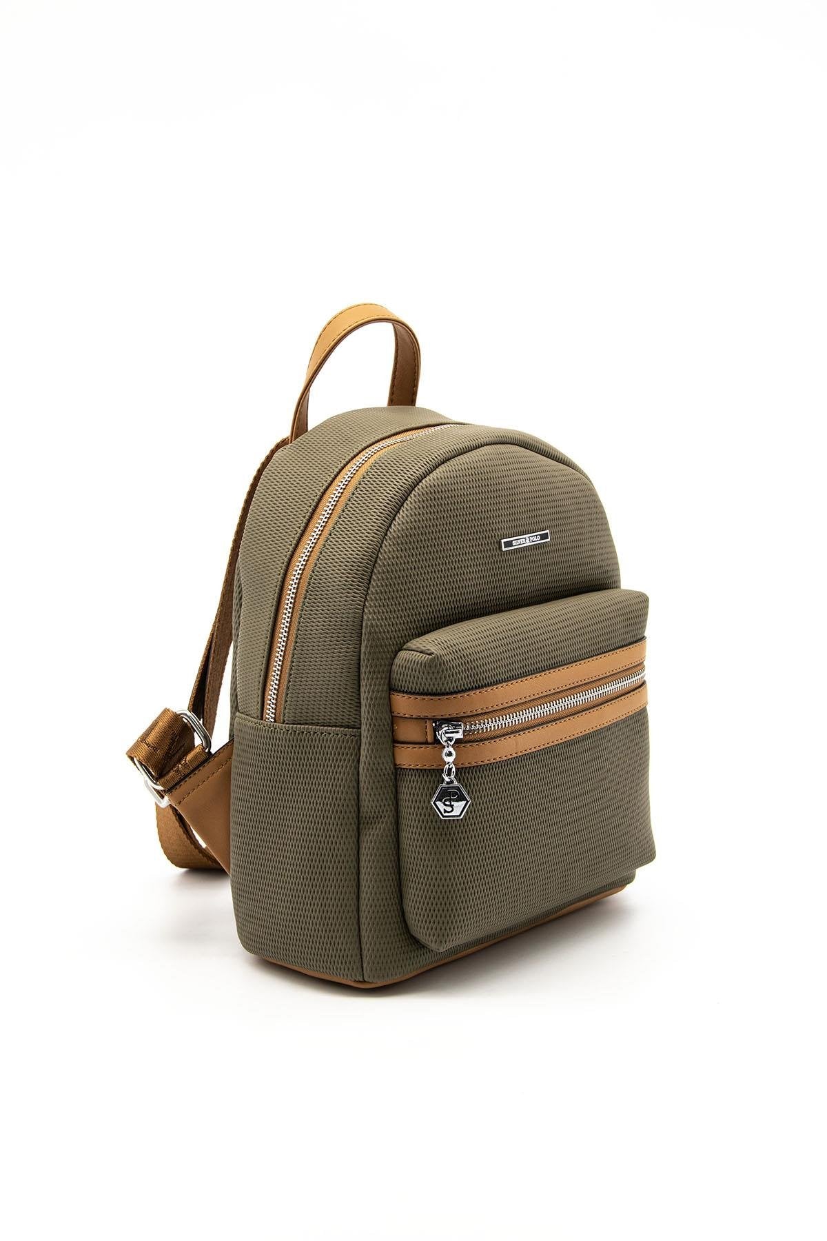 Silver & Polo L.Haki - A.Taba SP1146 Kadın Sırt Çantası