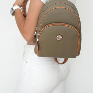 Silver & Polo L.Haki - A.Taba SP1062 Kadın Sırt Çantası