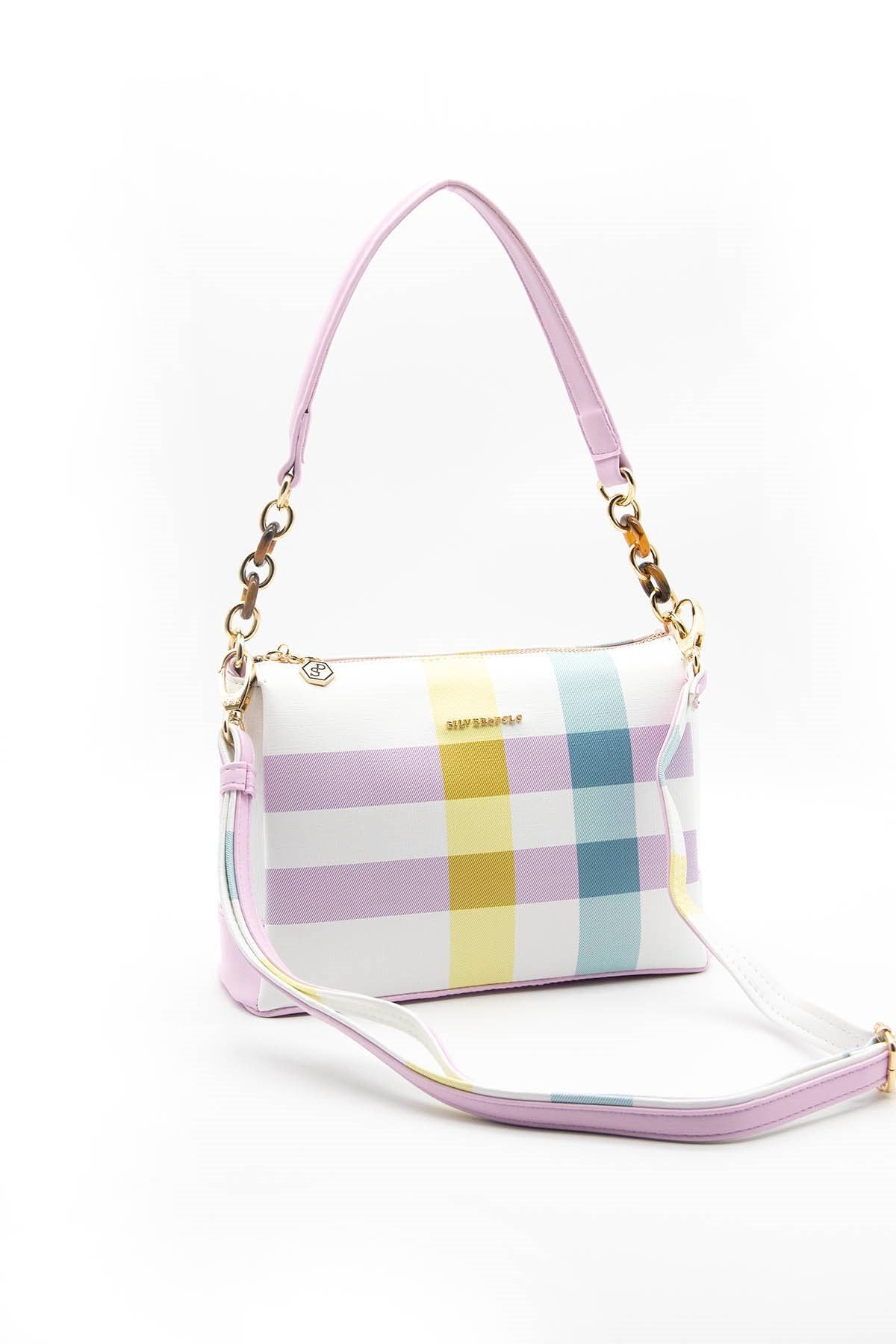 Silver & Polo Lila - Pembe SP910 Kadın Çapraz Çanta