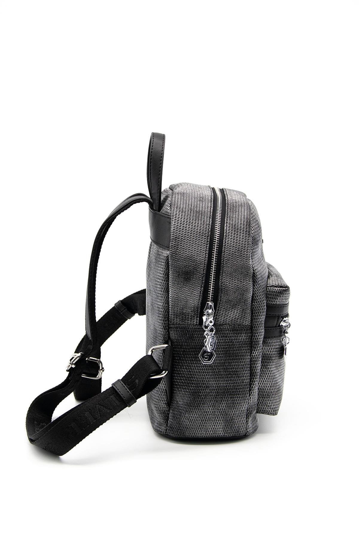 Silver & Polo M.gümüş - Siyah SP1146 Kadın Sırt Çantası