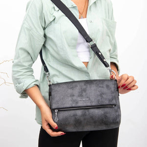 Silver & Polo M.gümüş - Siyah SP963 Kadın Çapraz Çanta