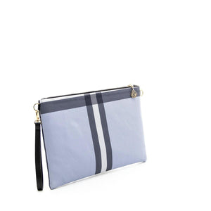 Silver & Polo Mavi - Kemik SP1034 Kadın Portföy & Clutch