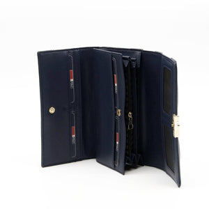 Silver & Polo Mavi - Laci SP979 Kadın Cüzdan & Kartlık